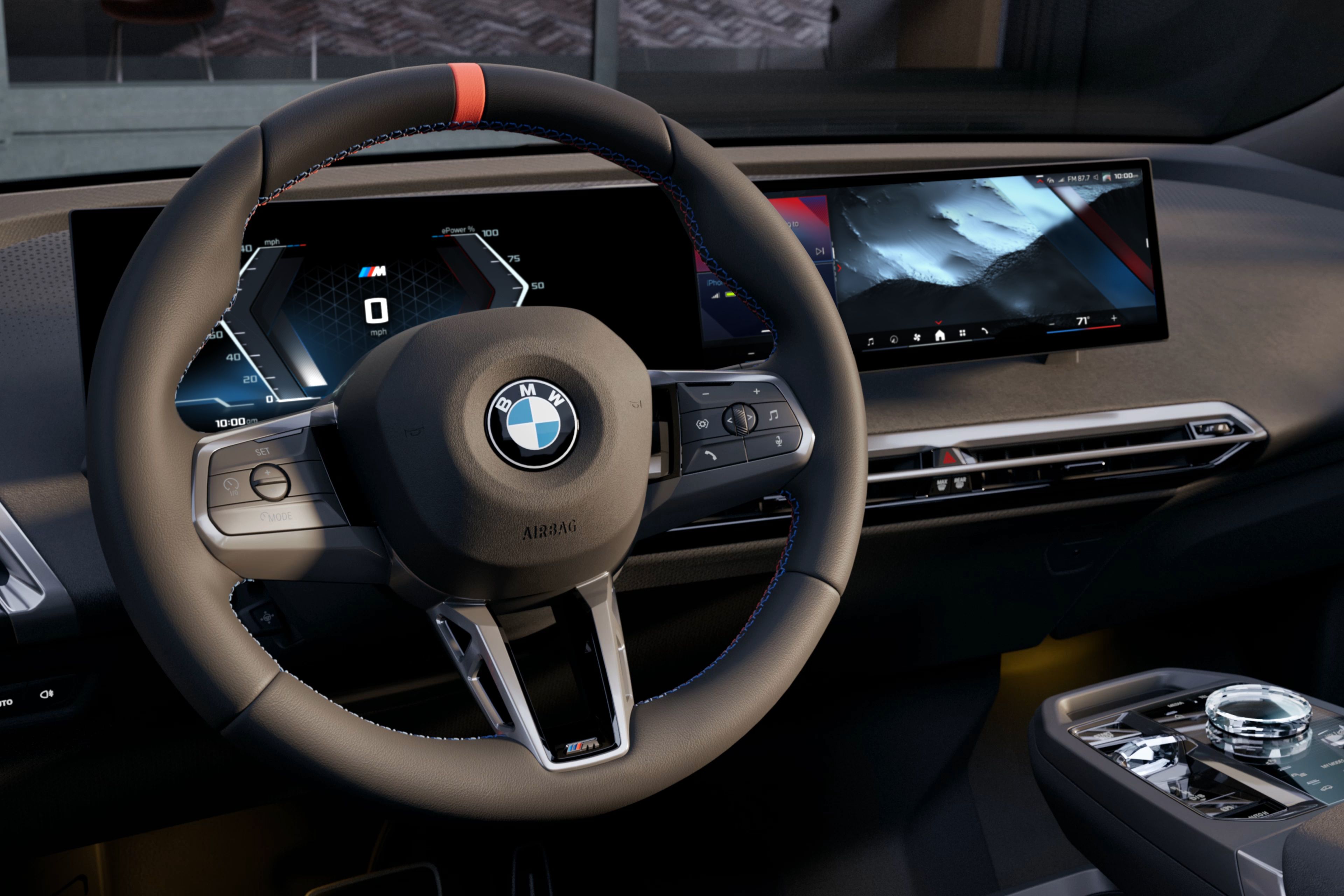 BMW iX M70 Silver Accents