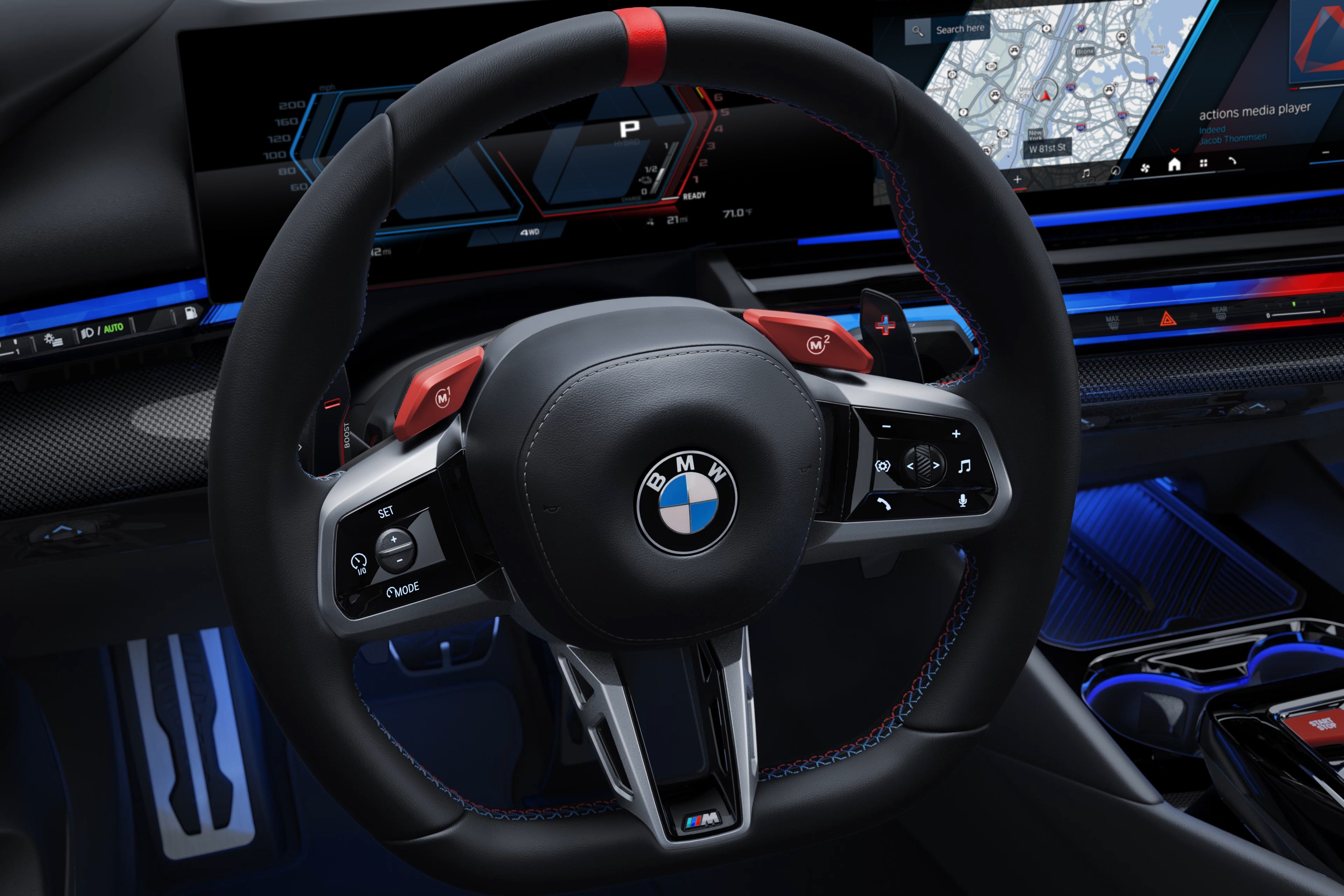 BMW M5 Sedan M leather steering wheel